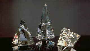 Prementura glass art sculpture by Michael Bokrosh