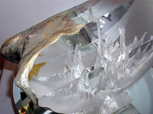 Prementura glass sculpture by Michael Bokrosh, image 2