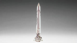 Primordial Scission glass art sculpture by Michael Bokrosh