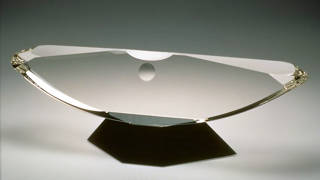 Wings of Horus glass art sculpture by Michael Bokrosh