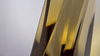 Mergingold glass art sculpture by Michael Bokrosh Image 3