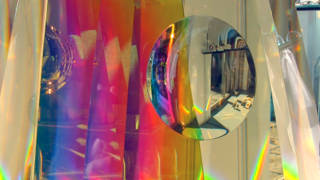 Mergingold glass art sculpture by Michael Bokrosh Image 3