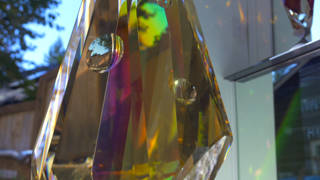 Mergingold glass art sculpture by Michael Bokrosh Image 4