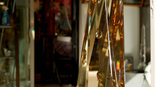 Mergingold glass art sculpture by Michael Bokrosh Image 6