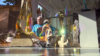 Mergingold glass art sculpture by Michael Bokrosh Image 7