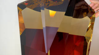 Rainbow Portal glass art sculpture by Michael Bokrosh Image 3