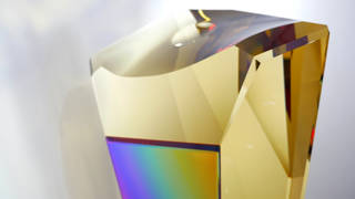 Rainbow Portal glass art sculpture by Michael Bokrosh Image 5