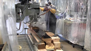 Victory glass art sculpture restoration video by Michael Bokrosh Image 12