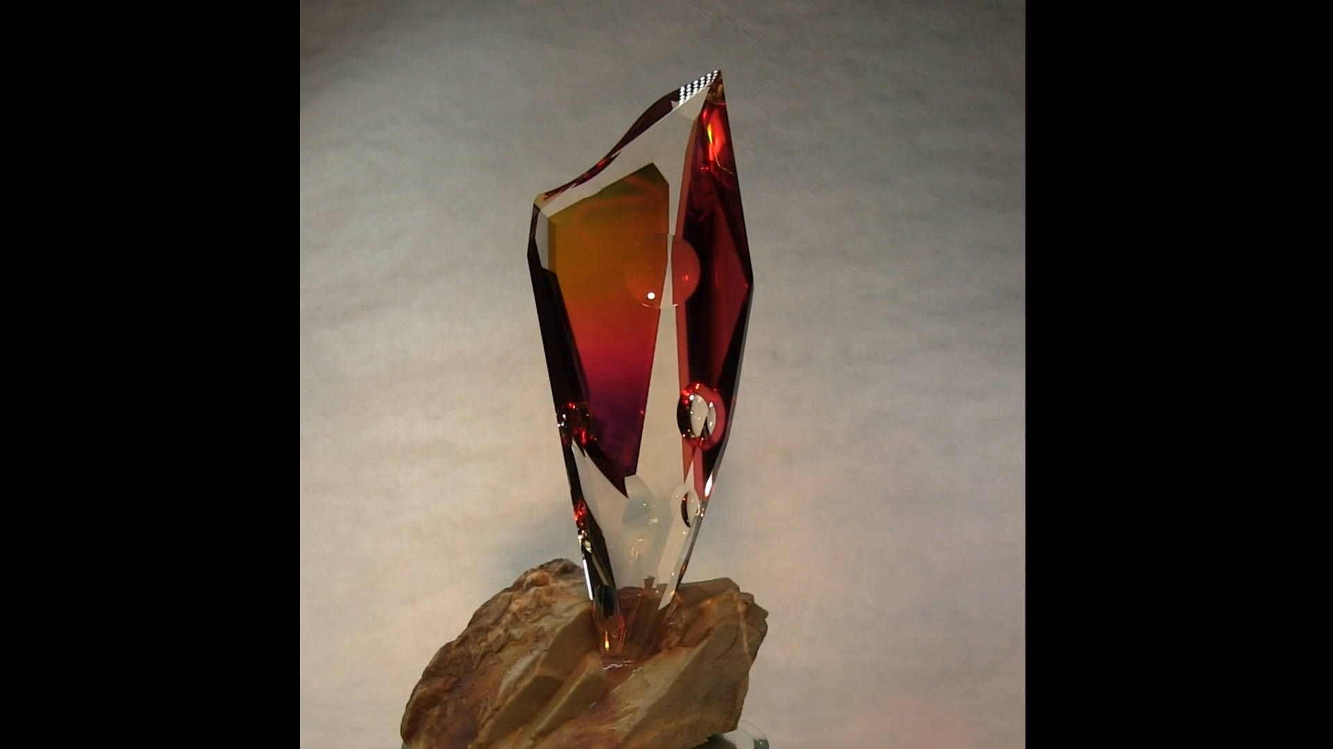 Phantom Portal optical glass sculpture by Michael Bokrosh Image 1