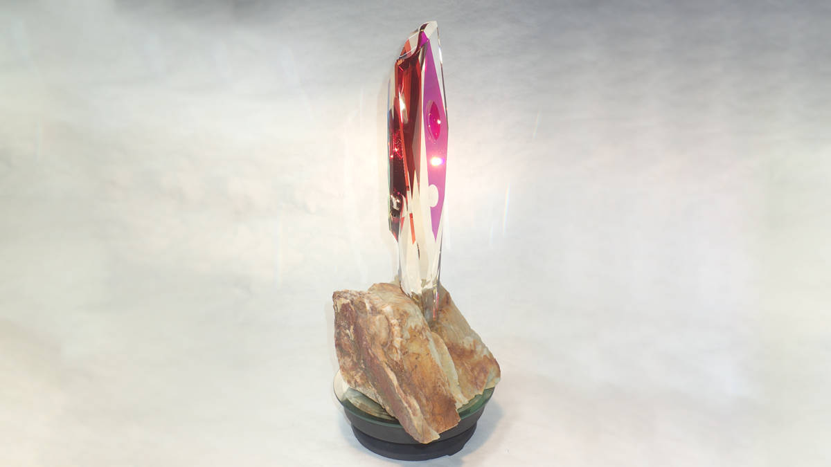 Phantom Portal optical glass sculpture by Michael Bokrosh Image 4